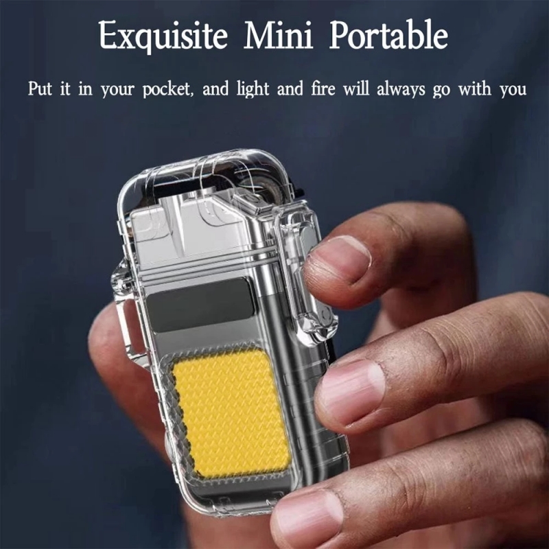 BUY 1 TAKE 1 Acciaiie Rechargeable Work Light Keychain Arc Lighter Flashlight Power Display Waterproof Windproof BUY 1 TAKE 1 Acciaiie Rechargeable Work Light Keychain Arc Lighter Flashlight Power Display Waterproof Windproof